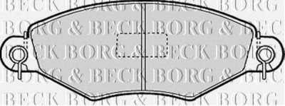 BORG & BECK bbp1623 -  Комплект тормозных колодок, дисковый тормоз